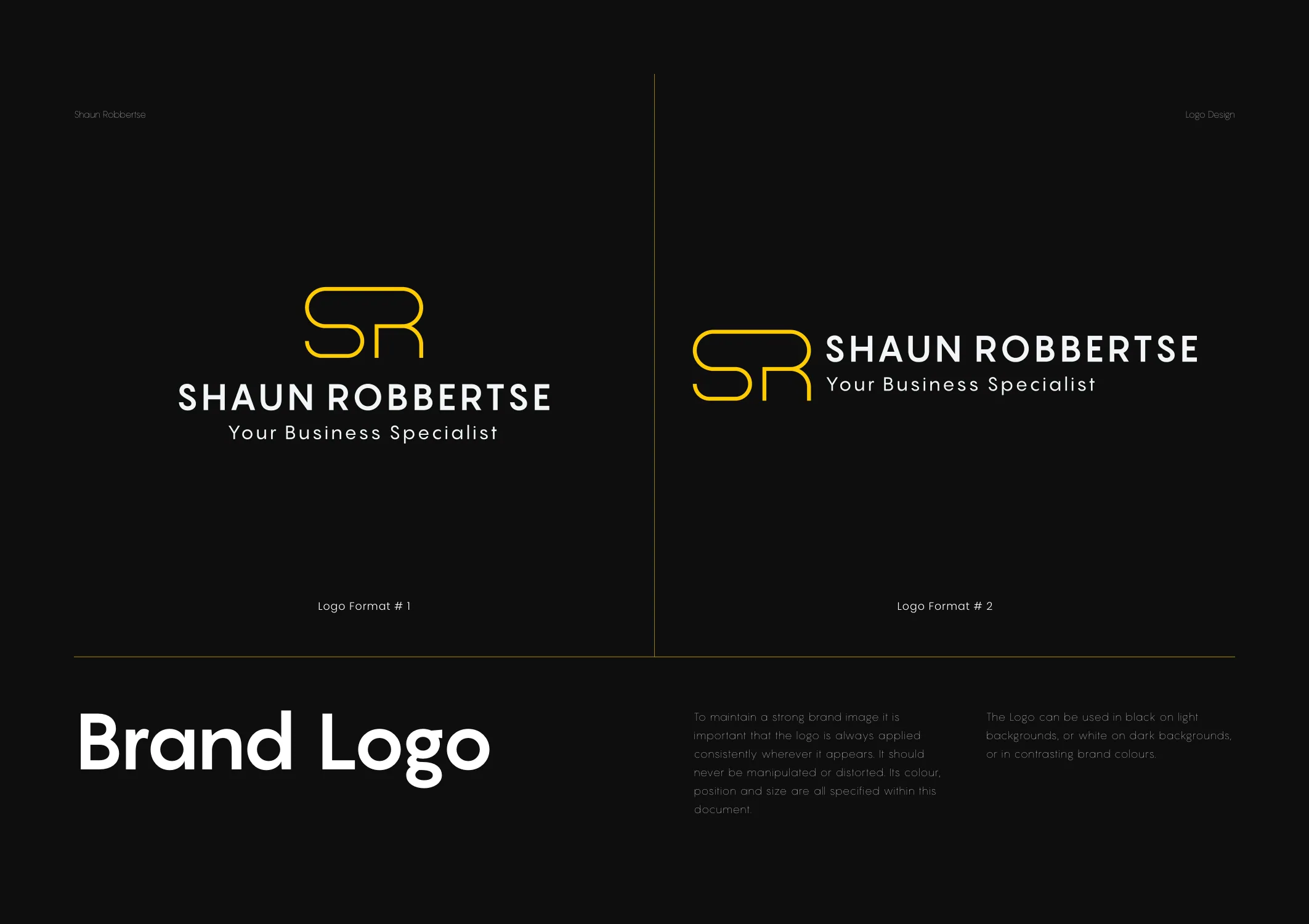Shaun Robbertse brand identity 7